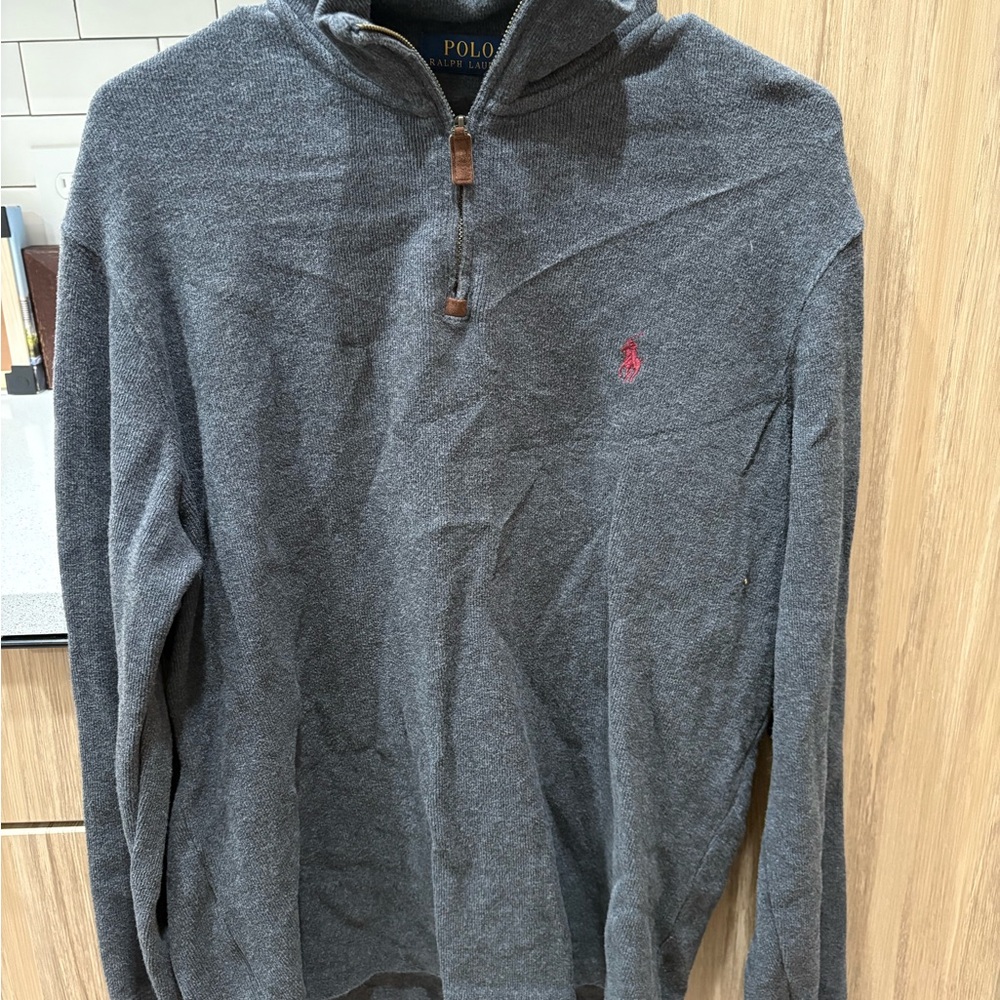 Ralph Lauren Gray Half-Zip Pullover